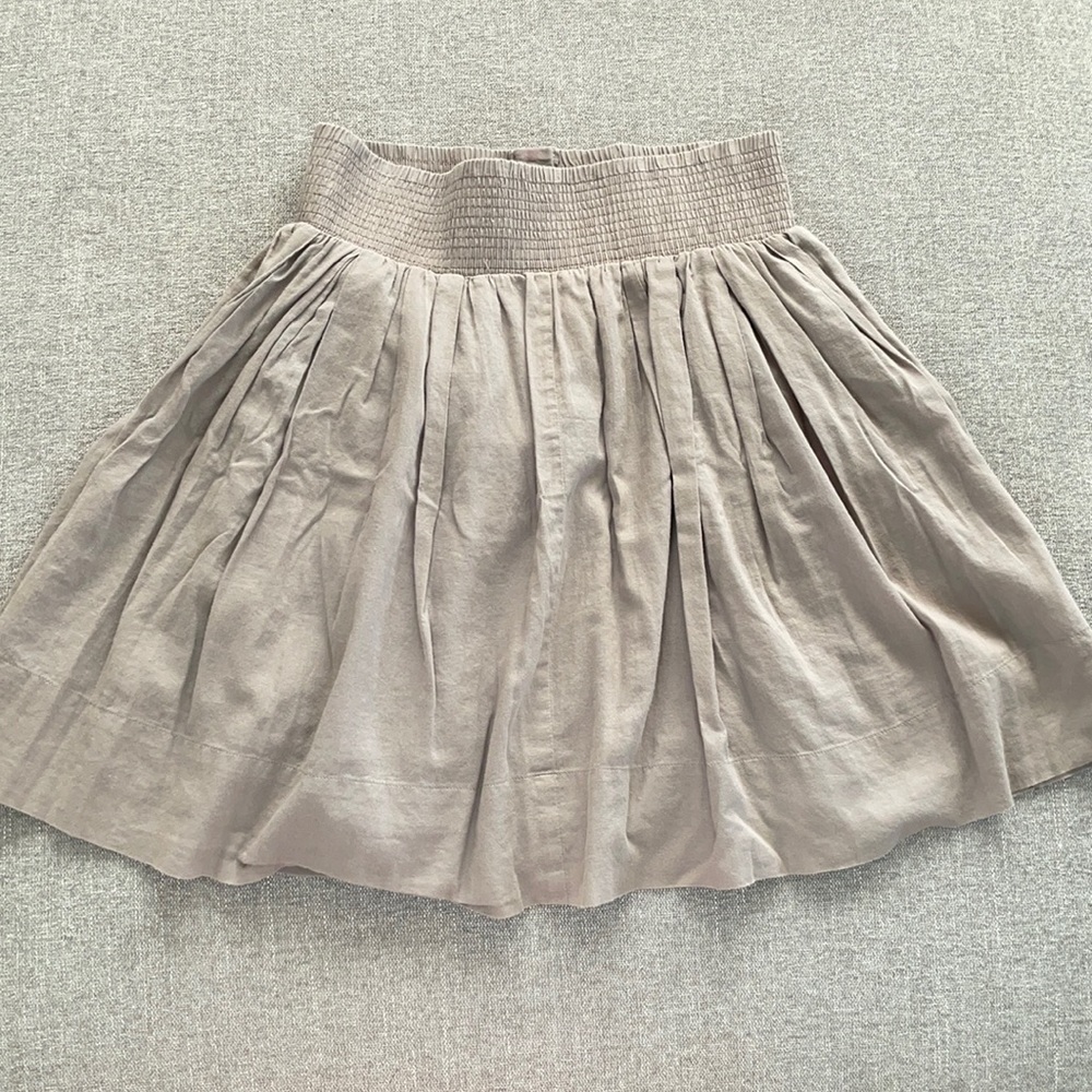 Banana Republic grey/ beige mini skirt